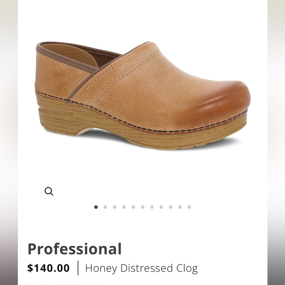 Dansko Professional Honey Distressed